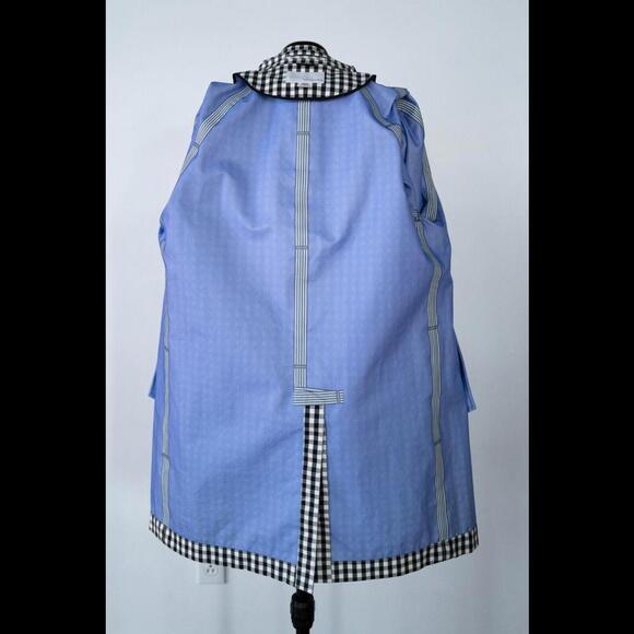 Nanamica Goretex Plaid Black and White Jacket Sz. M - Picture 4 of 7